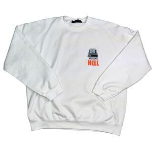 Cali Thornhill Dewitt x HYPEBEAST Crewneck Sweatshirt Size XL White
